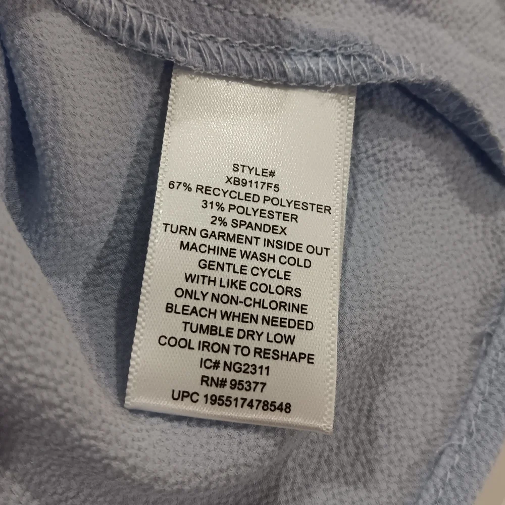Social Standard by Sanctuary Women's Seaspray Blue Tallie Peasant Top (NWT) - Picture 5 of 7